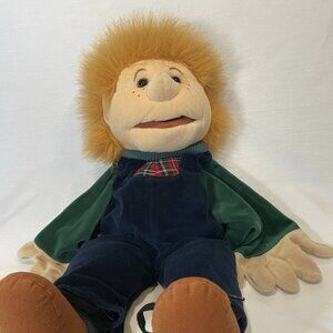 Folkmanis FolkTails Yellow Hair Boy Puppet 24" Ventriloquist Dummy